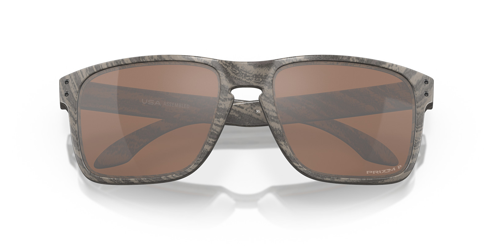Oakley Holbrook XL Woodgrain/Prizm Tungsten Polarized 59 mm Sunglasses