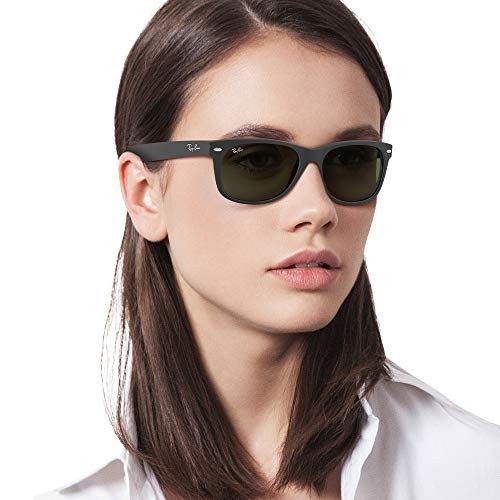 RAY-BAN RAY-BAN RB2132 NEW WAYFARER 6462/31 RUBBER BLACK ON – Scratch & Dent