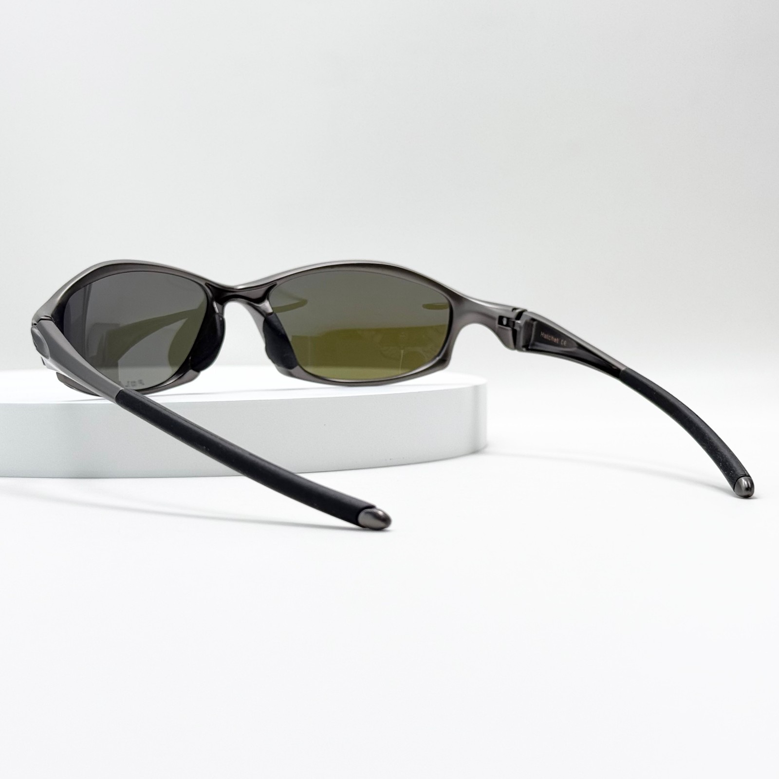 Oakley Hatchet X-Metal Sunglasses Purple Polarized Lens Vintage Y2KIN BOX