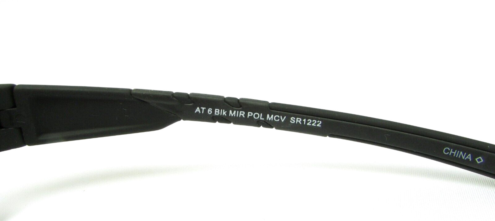 All Terrain Outfitters POLARIZED Wrap Sunglasses AT 6 BLK MIR 100% UV Protection
