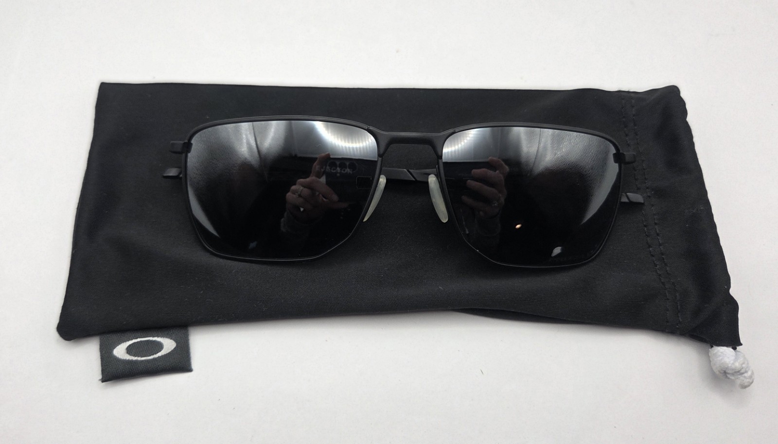 OO4142 Oakley Ejector PRIZM – GREY GRADIENT/SATIN STEEL Excellent Condition