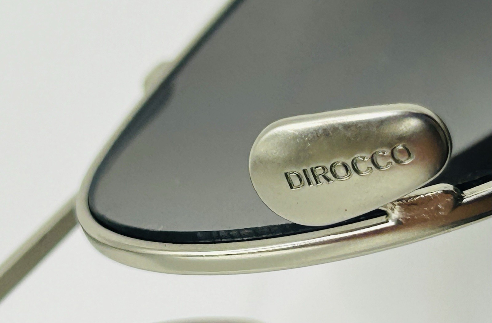 DIROCCO Silverstone Penmann Aviator Sunglasses Titanium Carbon Italy RARE
