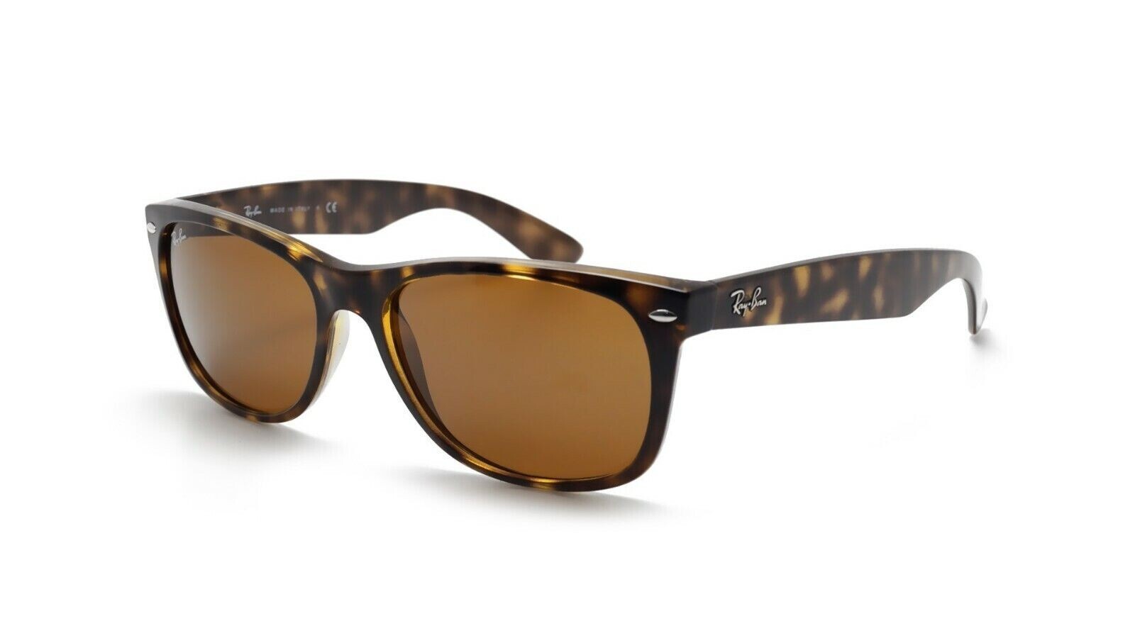 Ray-Ban New Wayfarer Tortoise Brown Lens Sunglasses– RB2132 710 55/ RB2132710-55