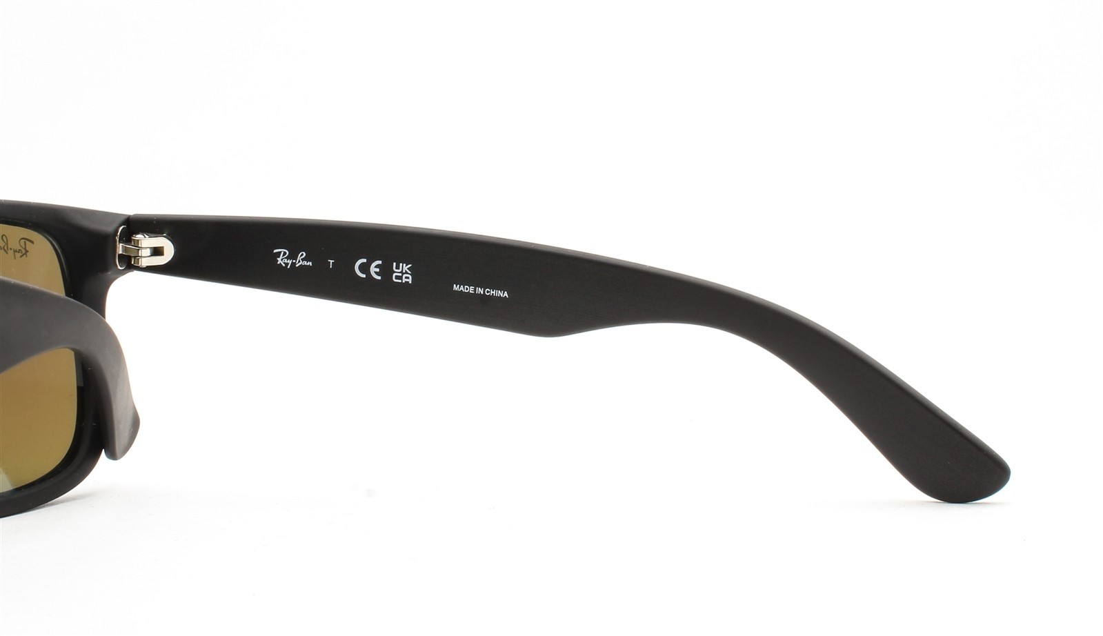 Ray-Ban Justin RB 4165 Sunglasses Matte Black Flash Blue 54mm Scratch No Case