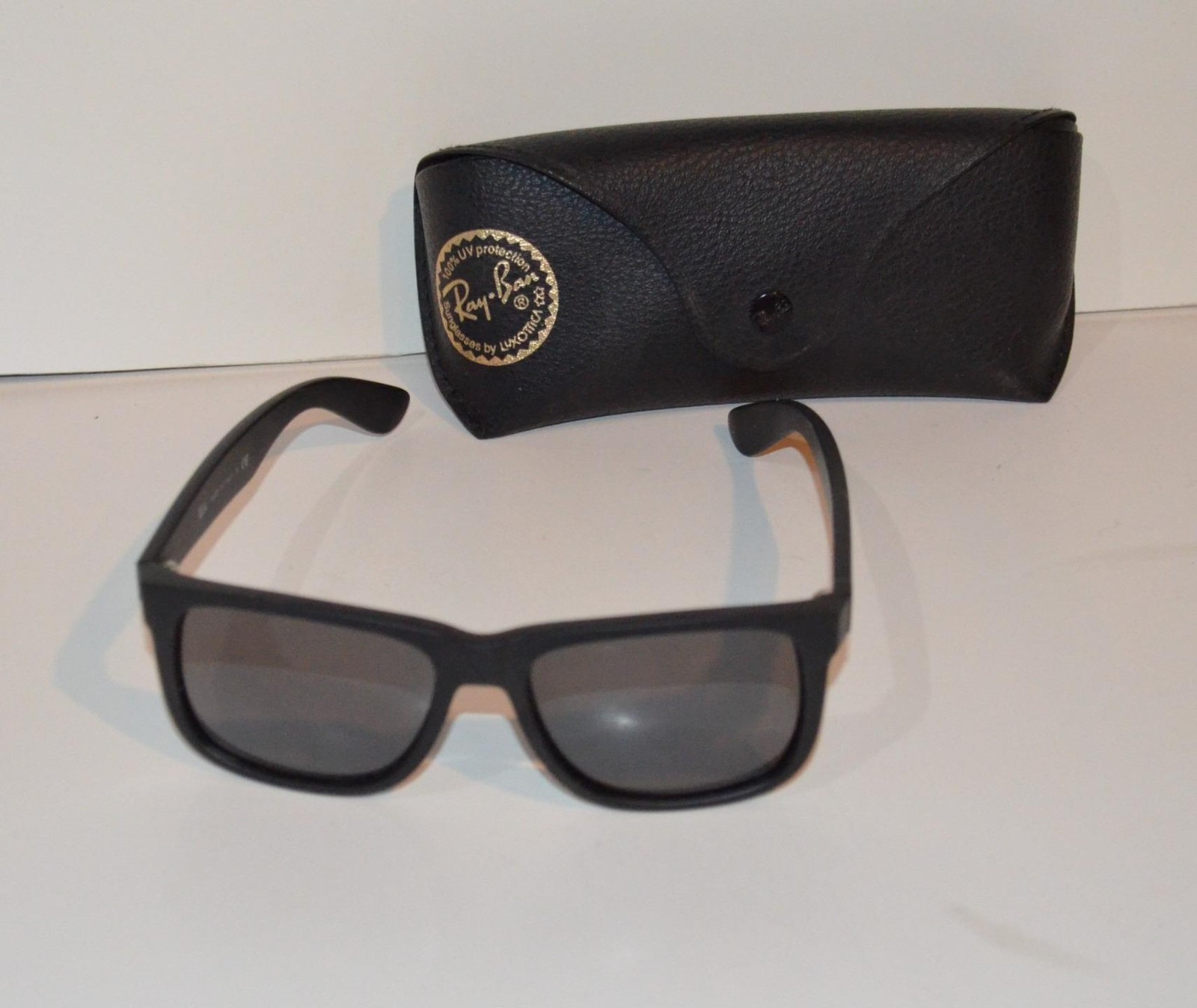Ray Ban Justin Sunglasses for Men, Lens 54mm – Black/Grey (RB4165-601/8G-54