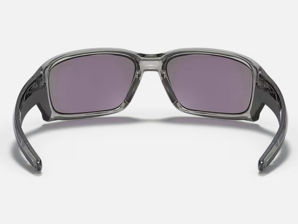 OAKLEY STRAIGHTLINK SUNGALSSES GREY INK TRANSPARENT JADE GREEN IRIDIUM OO9331-03