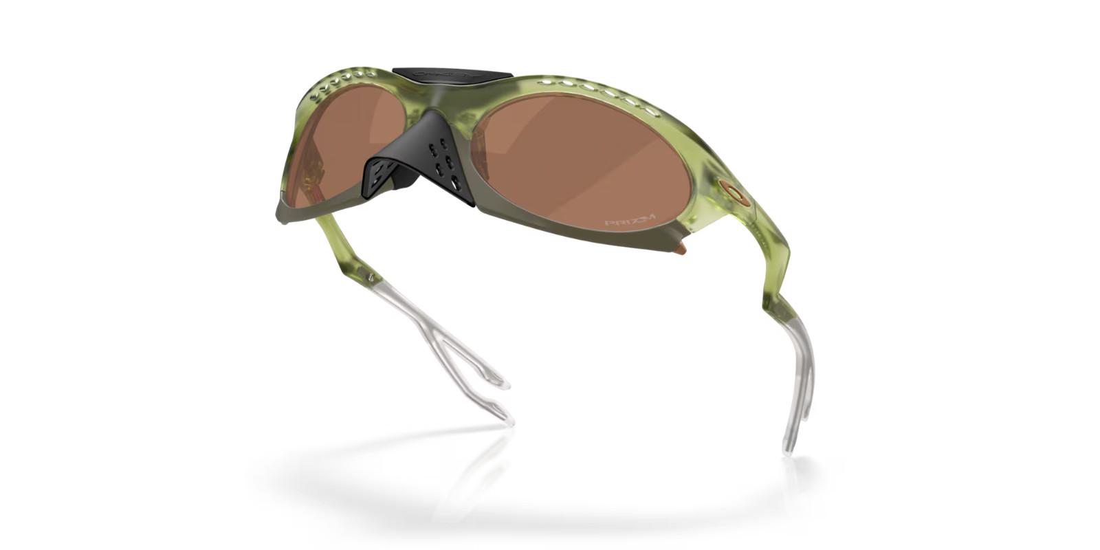 Oakley PLANTARIS Sunglasses OO9437-0363 Matte Transparent Fern W/ PRIZM Tungsten