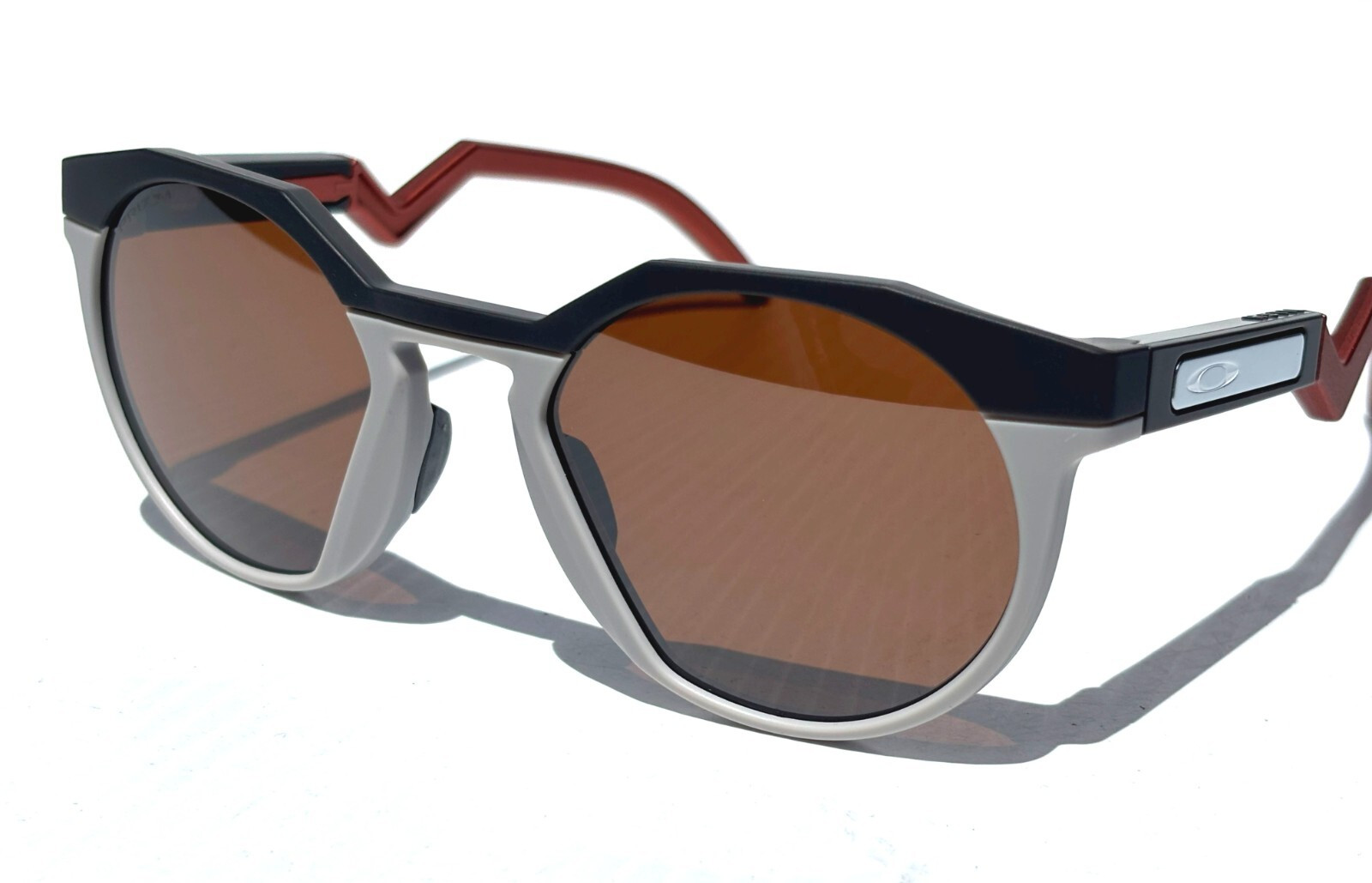 NEW Oakley HSTN Matte Carbon PRIZM Tungsten Brown Lens Sunglass 9242-06