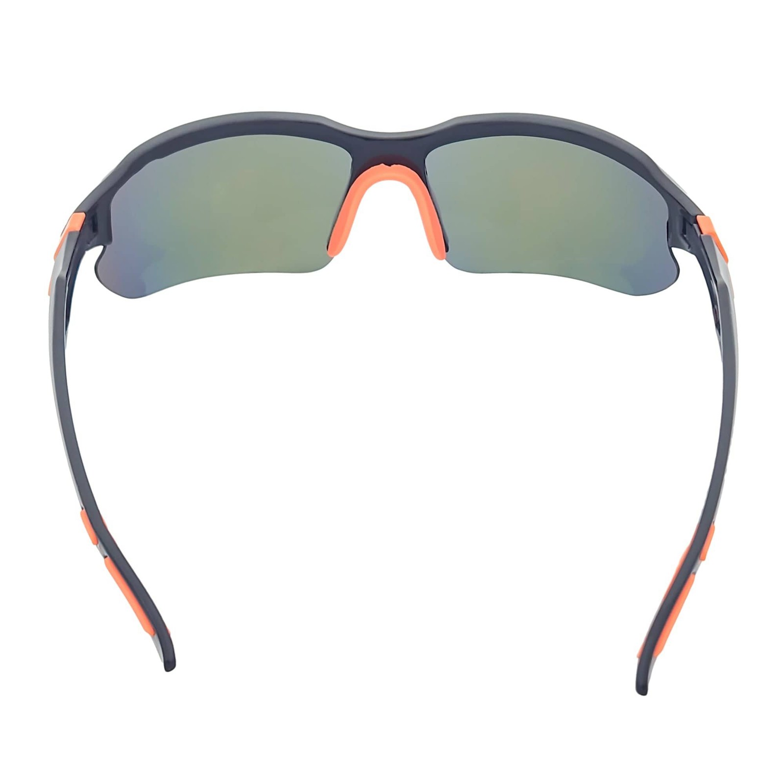 PACIFIC – Polarized Rimless Half Frame Sports Wraparound Sunglasses Gloss Black