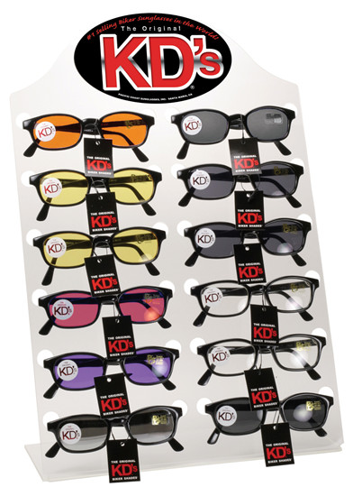 New Original KD’s Sunglasses Biker Shades Free Pouch Multiple Options US Dealer