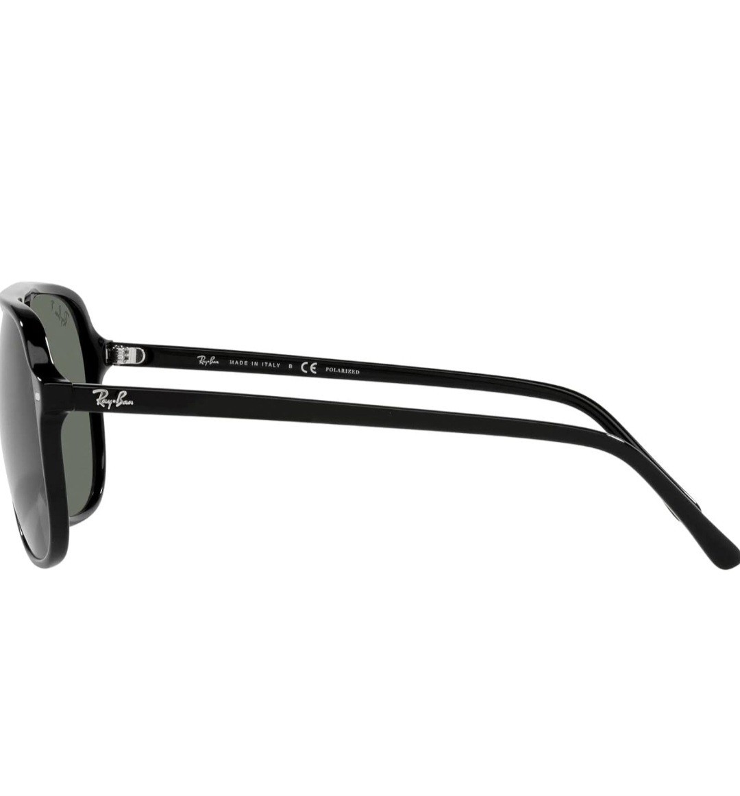 Polarized Sunglasses 2198 Black Frame Green 57mm