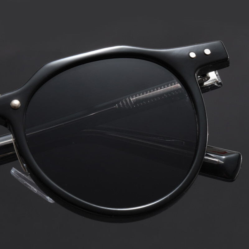 Round Frame Men Punk Fashion Sunglasses Retro Driving Traveling Shade Glasses