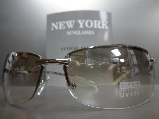 Mens Women CONTEMPORARY MODERN Style FASHION SUN GLASSES Clear Lens Chrome Frame