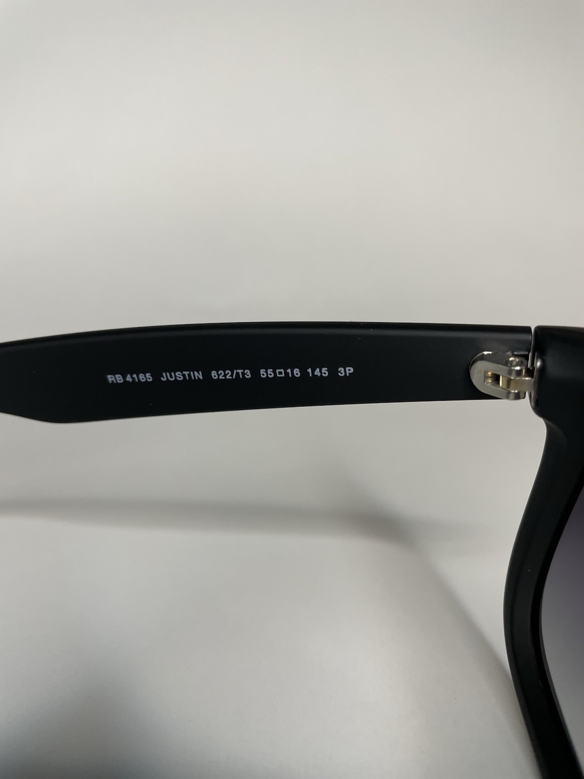 Ray-Ban RB4165 622/T3 54-16 Justin Grey Gradient Polarized Lens Sunglasses