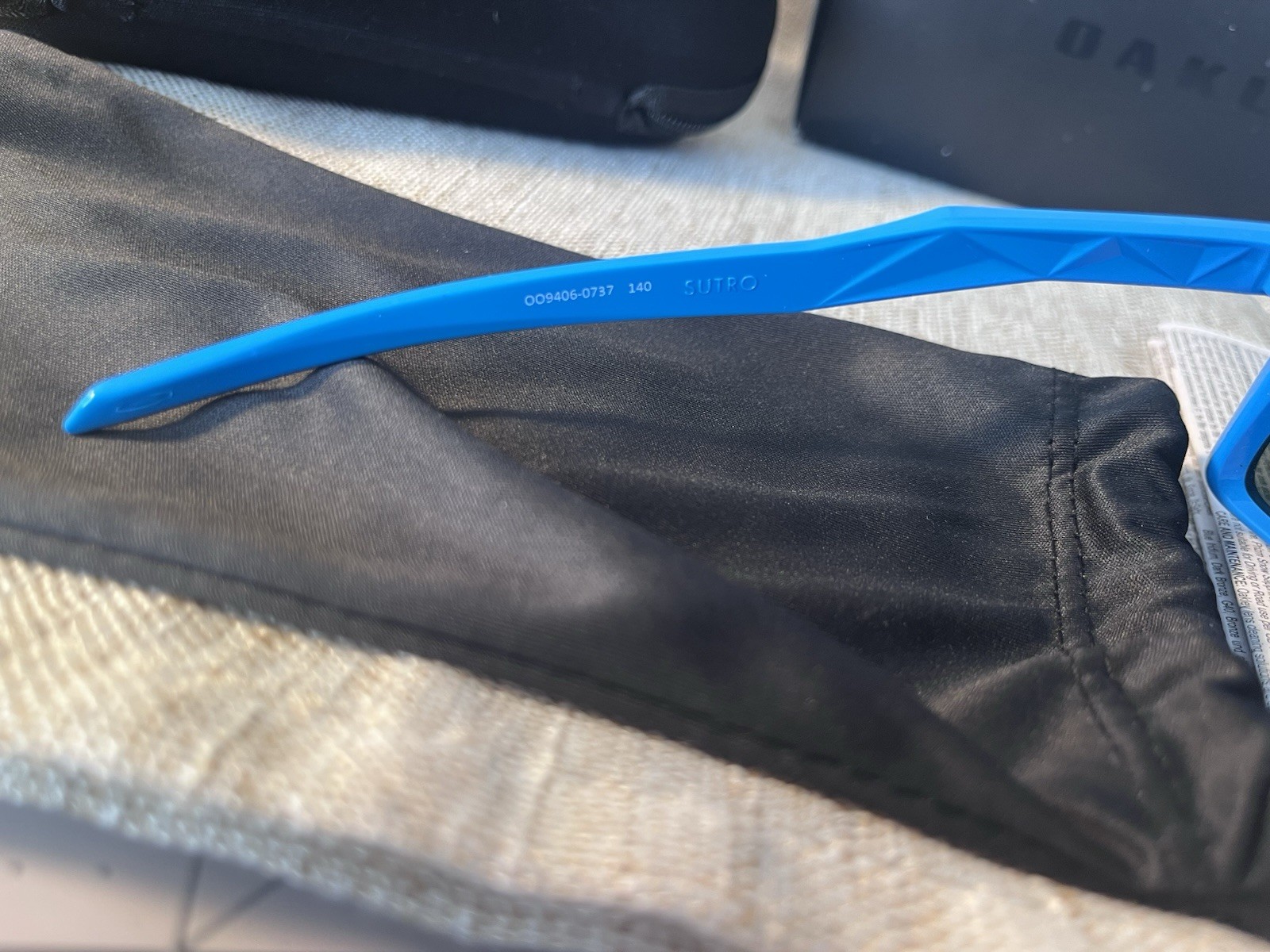 Oakley Sutro OO9406 Shield Sunglasses Blue Frame Mirrored Blue Lenses