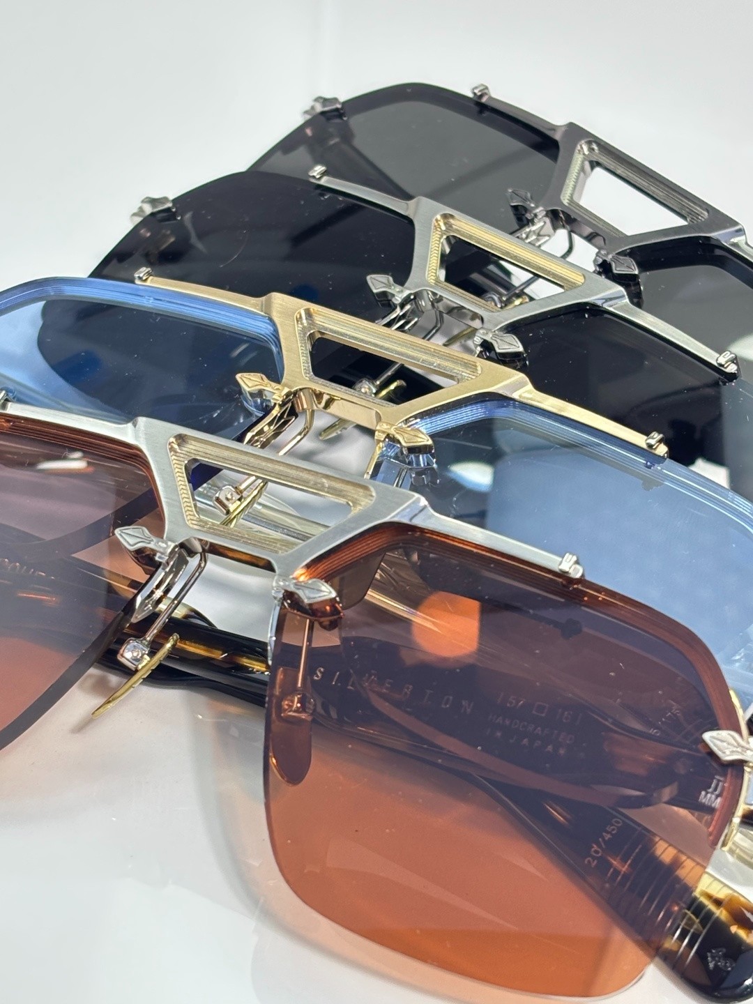 Jacques Marie Mage SILVERTON Black/Blue 57-16-140mm New w / Case