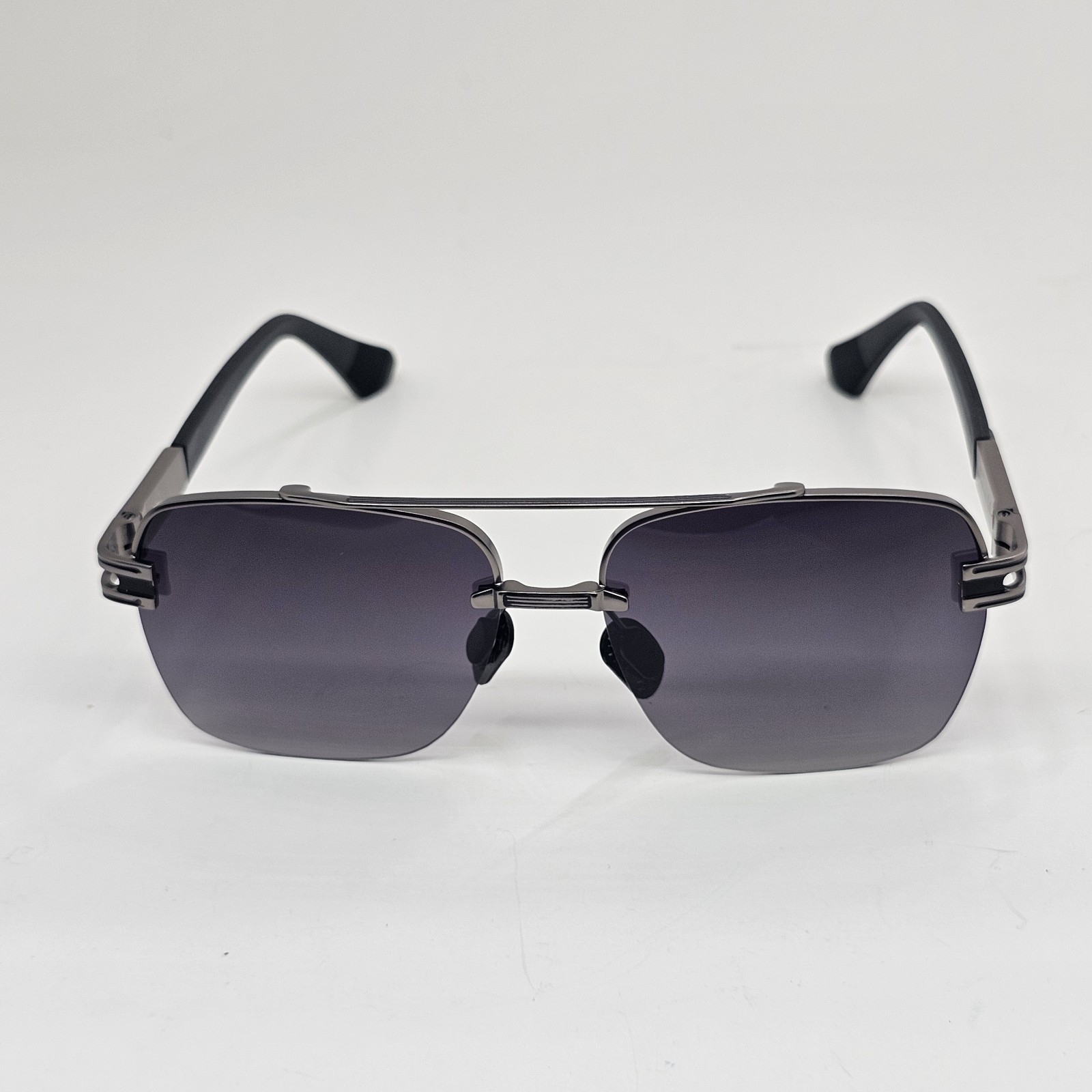 Men’s Double-Bridge Aviator Sunglasses 2026 Polarized UV400 Metal Frame w/ Case