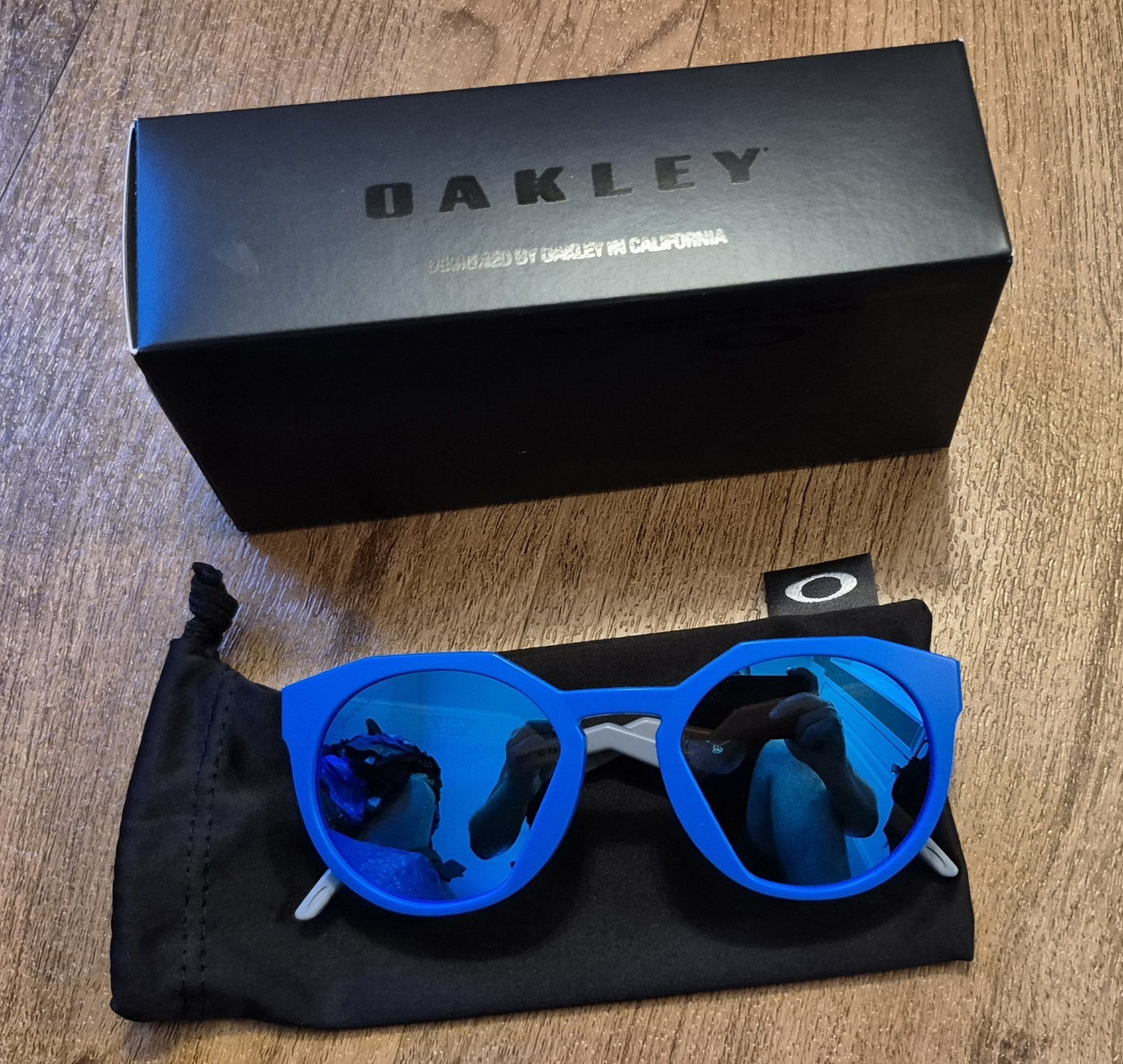 RARE Oakley HSTN OO9464 Prizm Sapphire Blue Lens Matte Sapphire Sunglasses