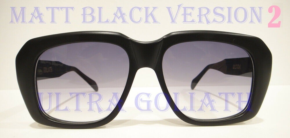 Ultra Goliath II Sunglasses Matt Black Vintage Ocean’s 11 Casino Robert De Niro