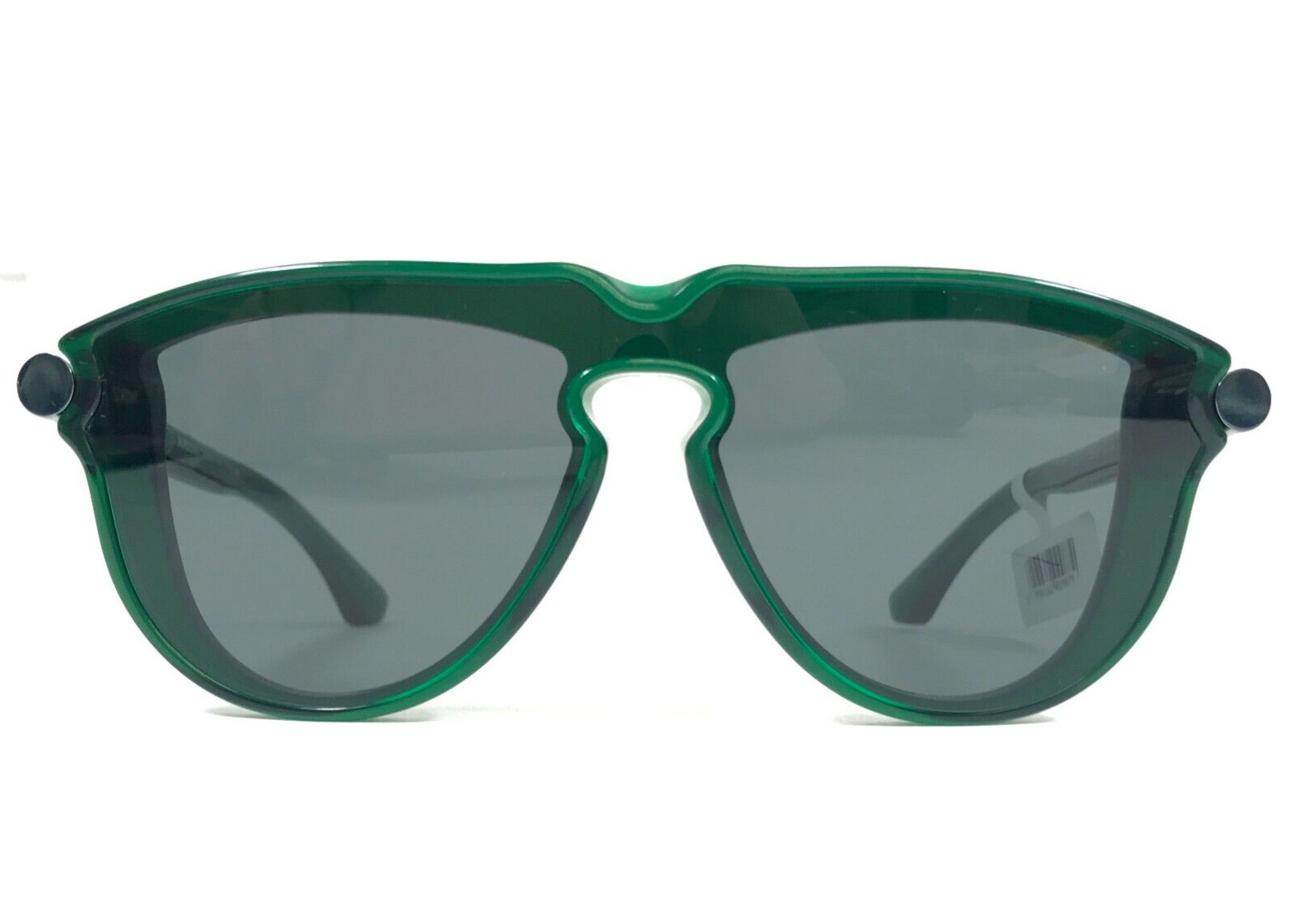 Burberry Sunglasses B4427-F 4104/87 Green Irregular Frames with Dark Grey Lenses