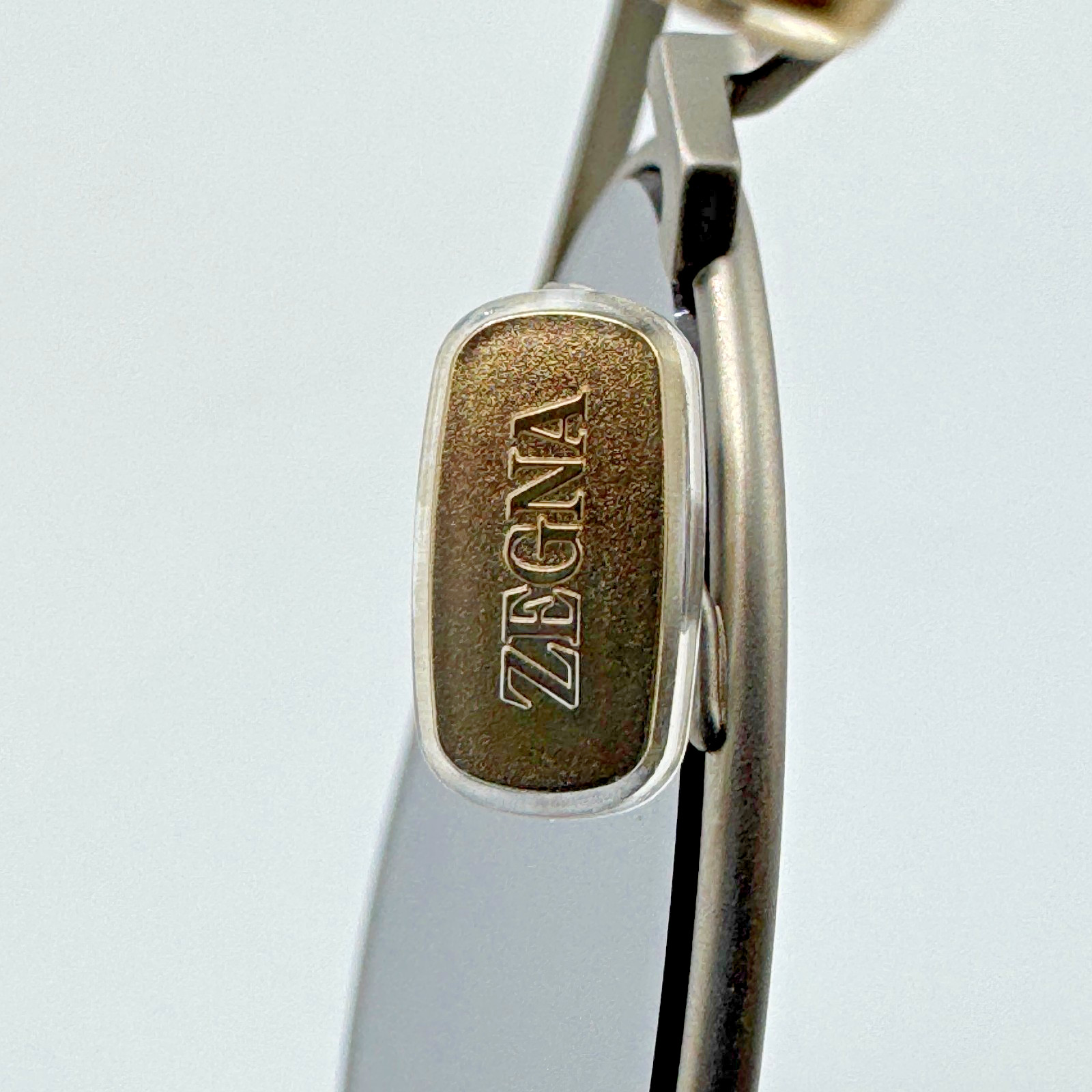 Ermenegildo Zegna Sunglasses EZ0288 17A Palladium Frame Gray Lens 55-17-150 New