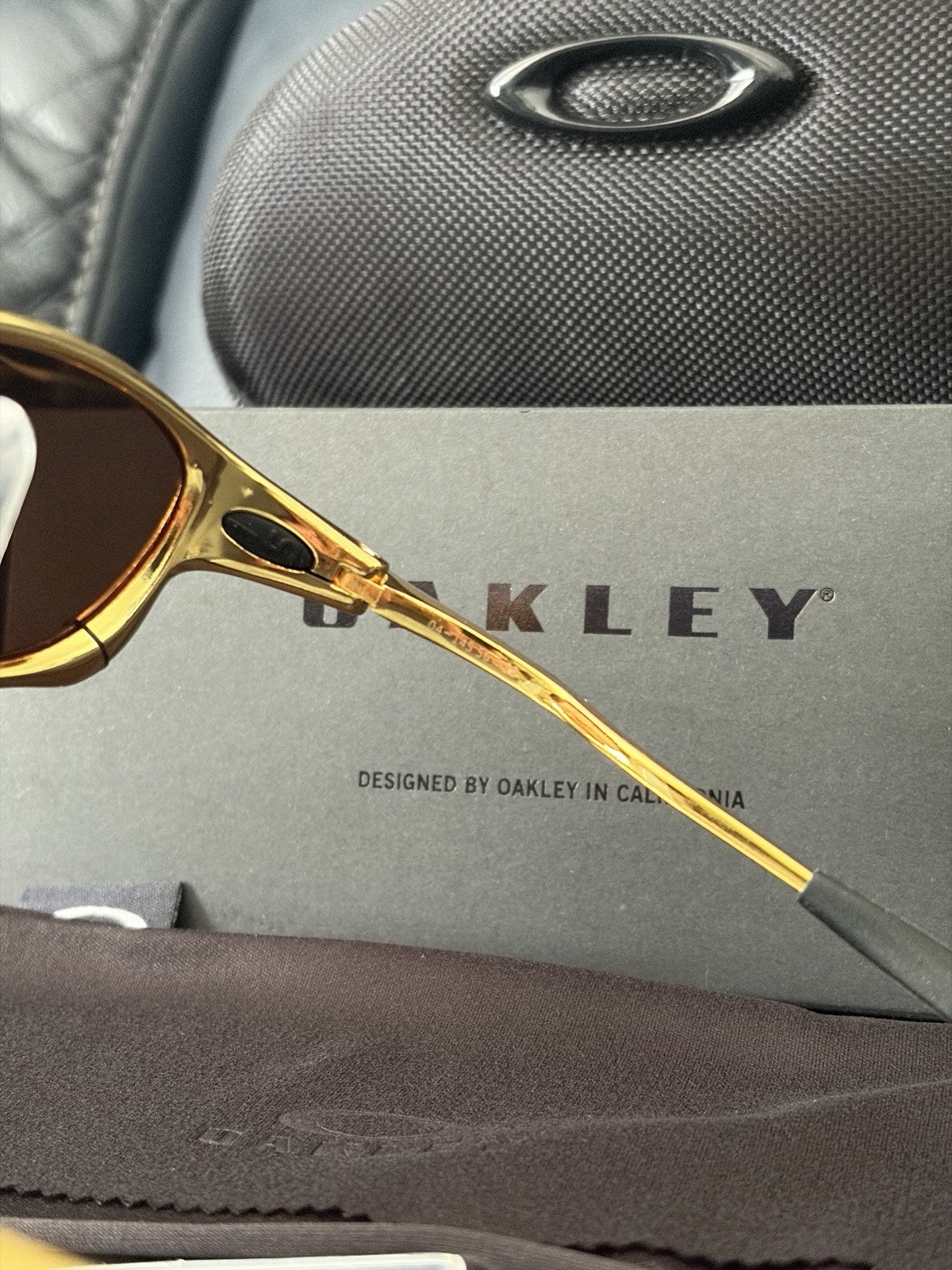 Oakley X-Metal Juliet 1.0 Sunglasses Gold Frame/Gold Lenses Brand New