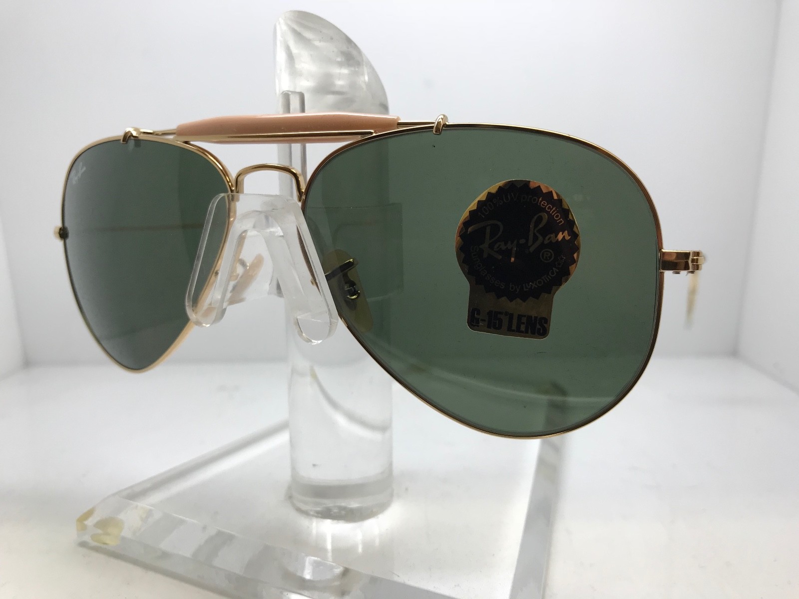 New Ray Ban Sunglasses RB 3030 L0216 58MM OUTDOORSMAN I GOLD CABEL TEMPLE