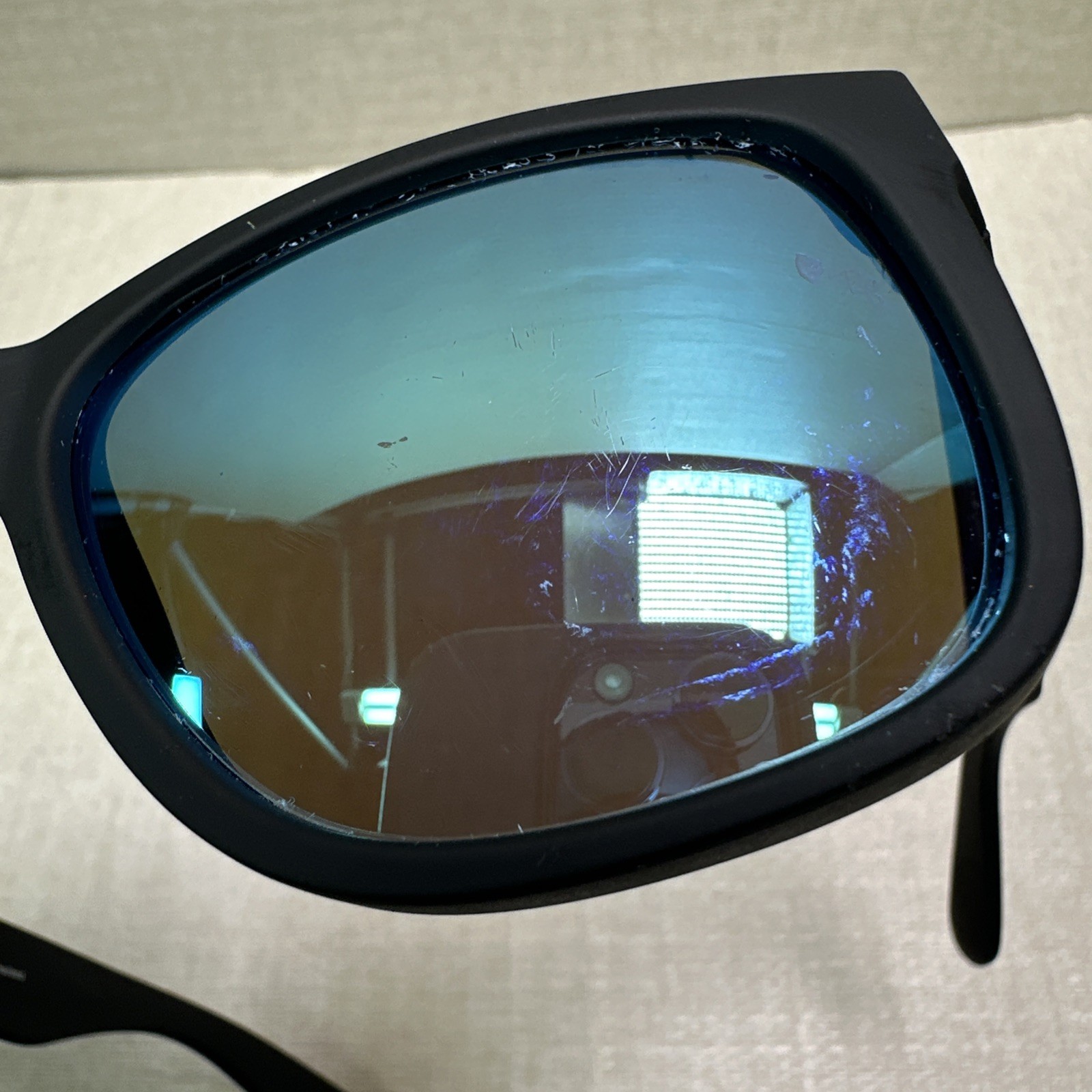 Ray Ban RB4165 Justin 622/55 Black Sunglasses 54-16-145 Dark Blue Lens / READ