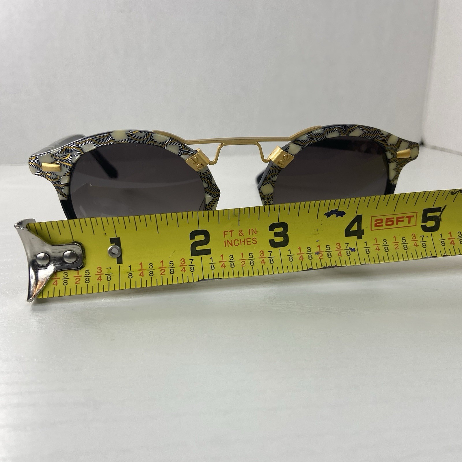 KREWE ST. Louis “Lundi” tortoise Gradient Lens Sunglasses