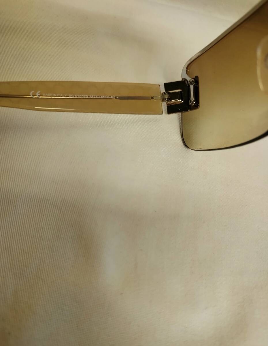 Excellent Condition GUCCI GG Pattern Sunglasses Brown Certificate of No Case 61
