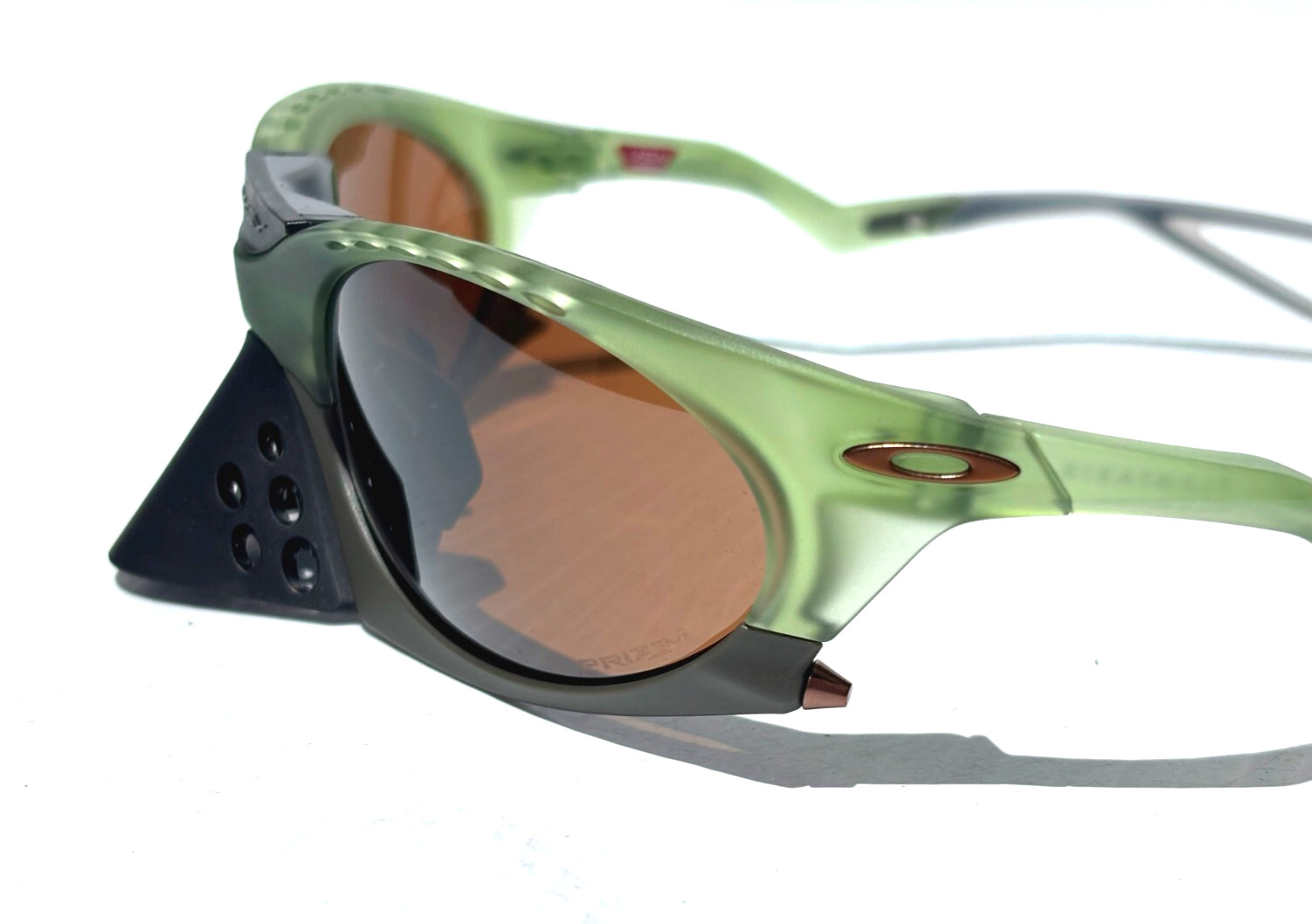 NEW Oakley PLANTARIS Matte Transparent Fern PRIZM Tungsten Lens Sunglass 9437-03