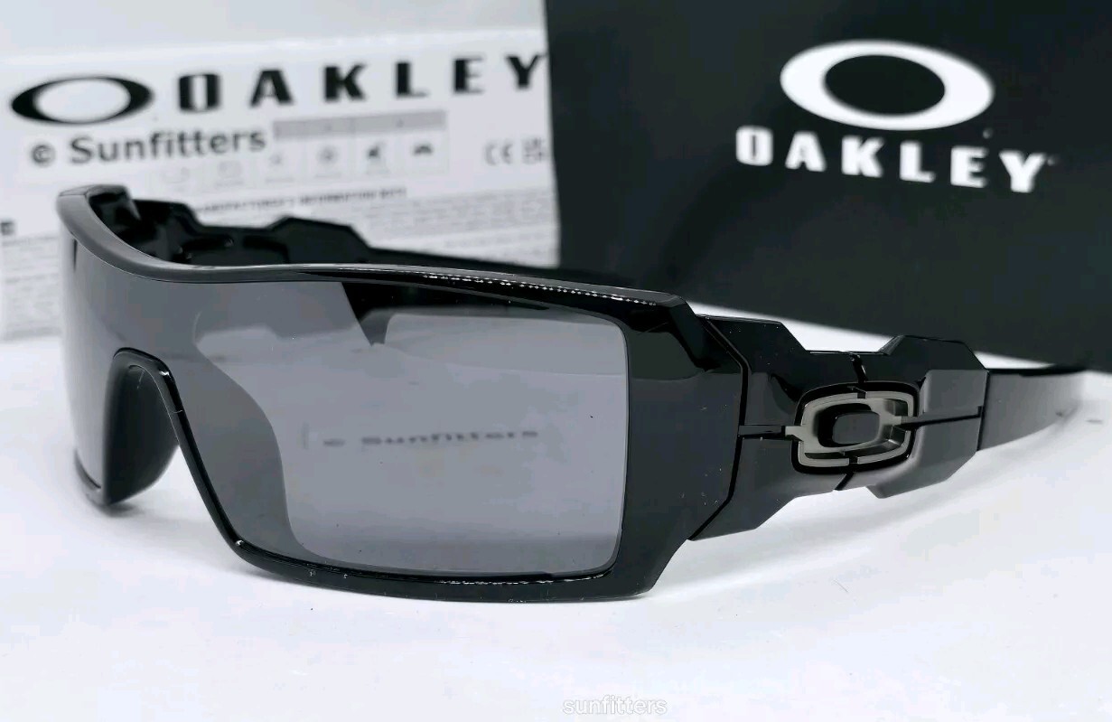 Oakley OIL RIG black/black iridium POLARIZED OO9081 26-203 sunglasses NEW IN BOX