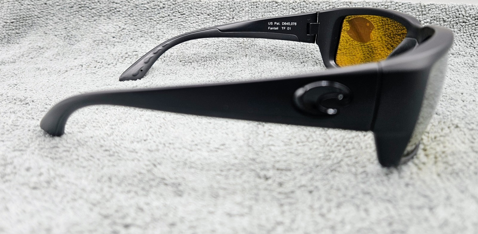Costa Del Mar Fantail Blackout Frame 580P Sunrise Silver Mirror Lens