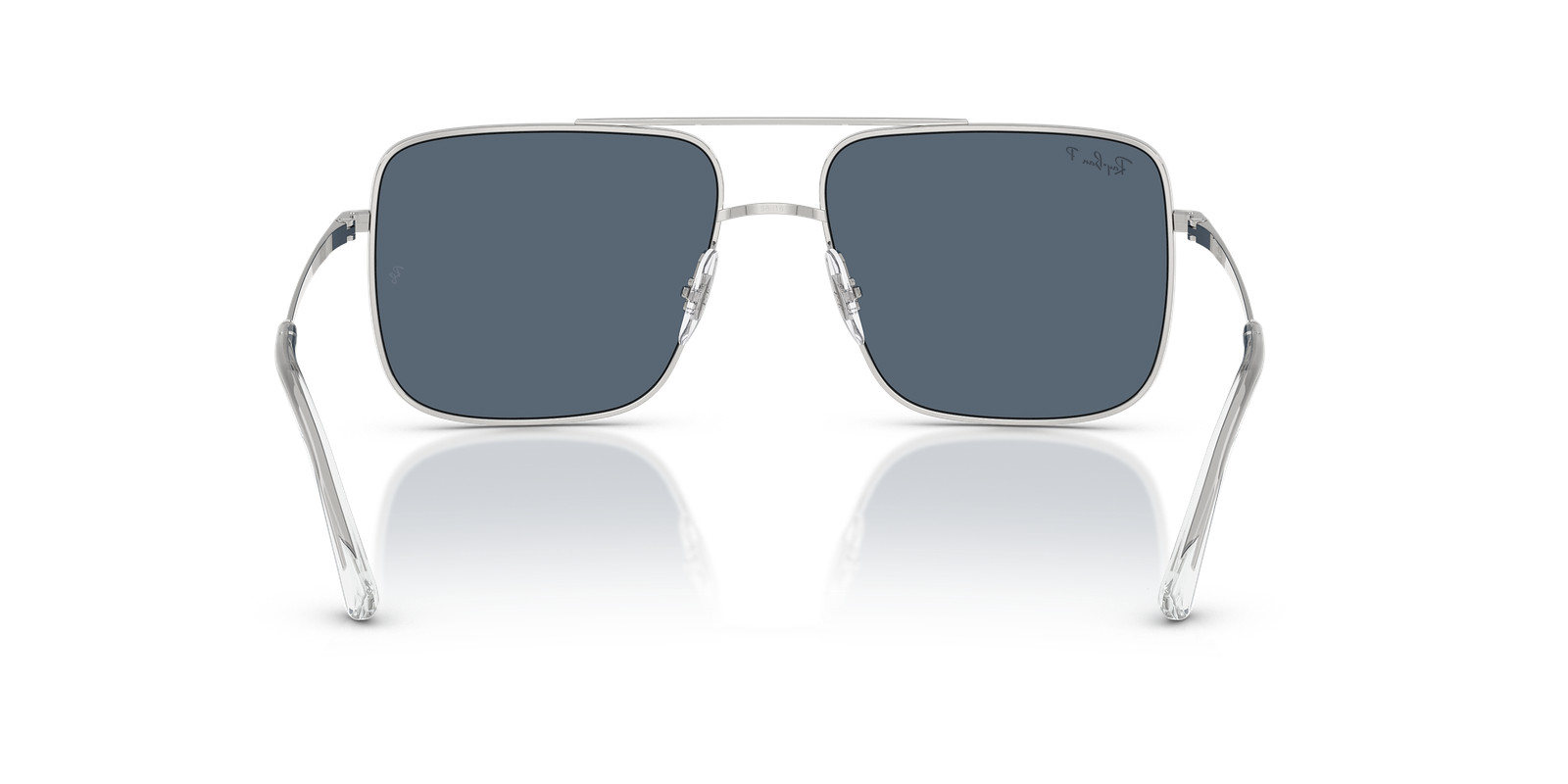 Ray-Ban Ari Bio-Based Silver/Blue Polarized 54 mm Sunglasses RB3758 003/2V 54-16