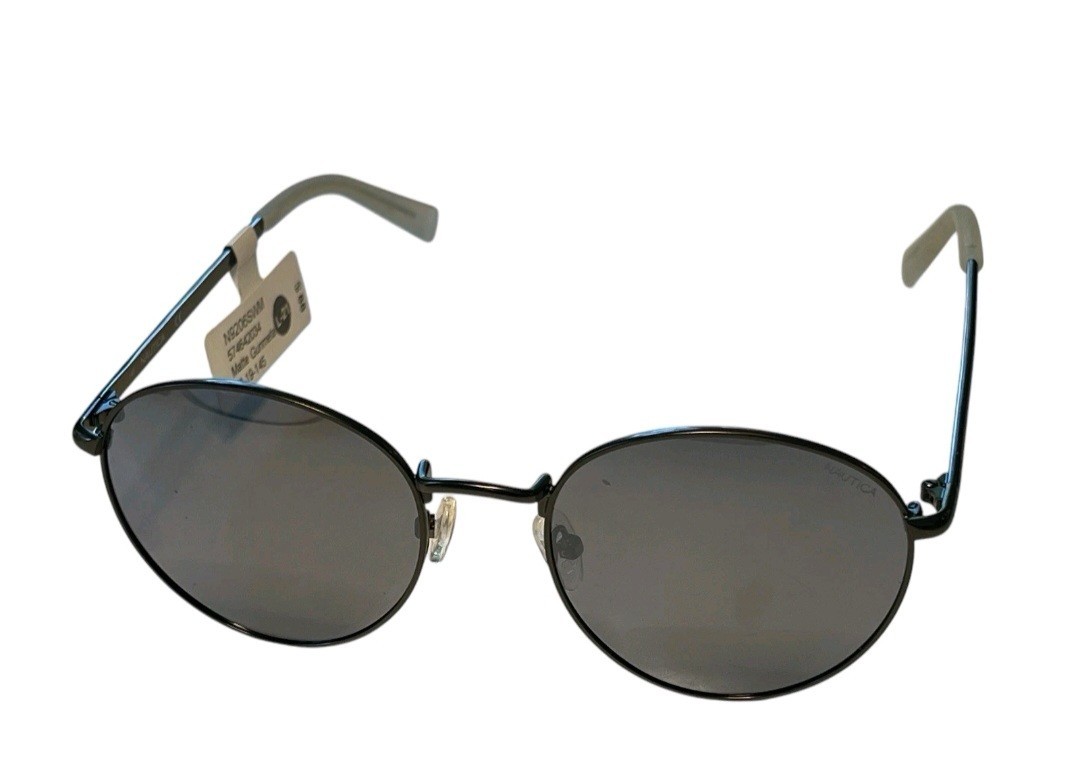 Nautica Rx’able Sport Sunglasses Glasses Matte Gunmetal 53-19-145 (N1)