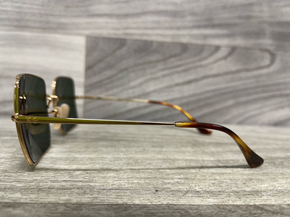 Ray-Ban RB1971 Square Metal Sunglasses With Classic Flat Lenses (A1D028502)