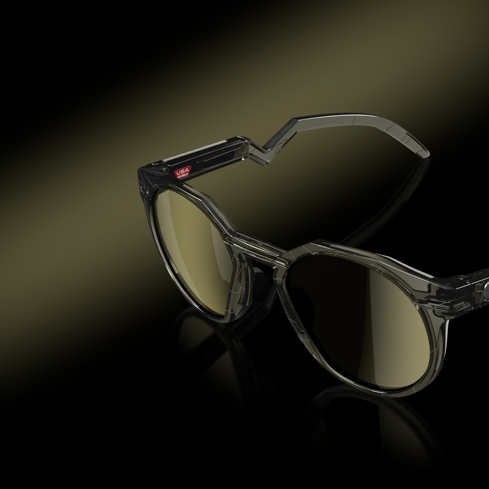 Oakley HSTN 100 Thieves Sunglasses OO9242-1952 100T Grey Smoke / PRIZM Gamin 2.0