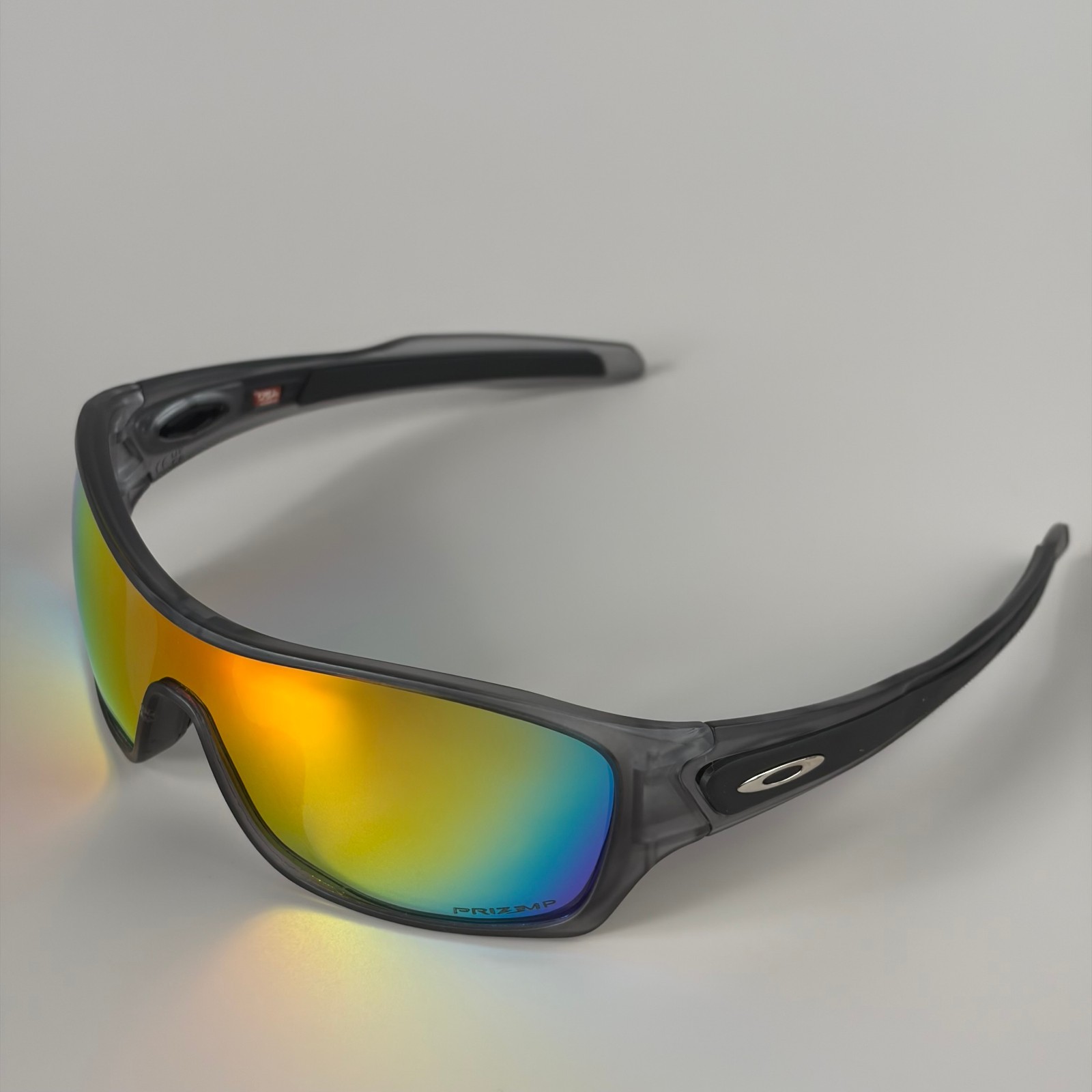 Oakley Turbine Rotor Grey Ink Prizm Ruby Polarized 9307 Sunglasses New Case