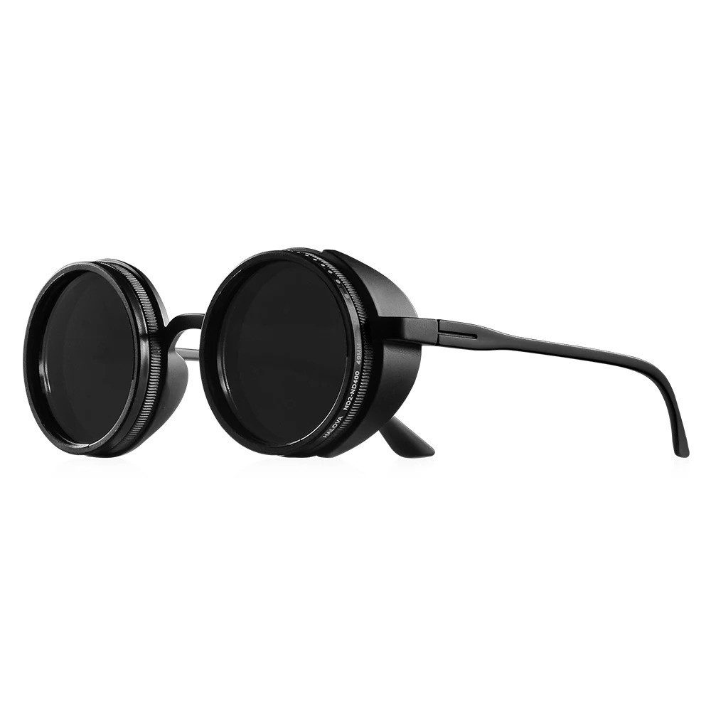Adjustable Dimming Sunglasses UV400 Polarized Retro Steampunk Fishing Shades