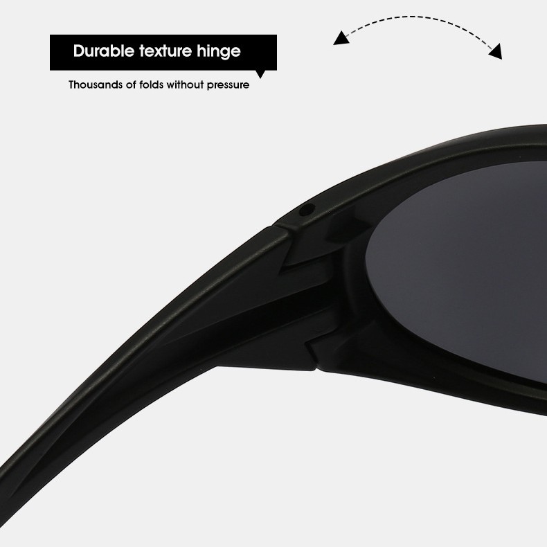 Men Women Polarized Oval Fashion Sunglasses Cycling Outdoor Sport Shade Glasses