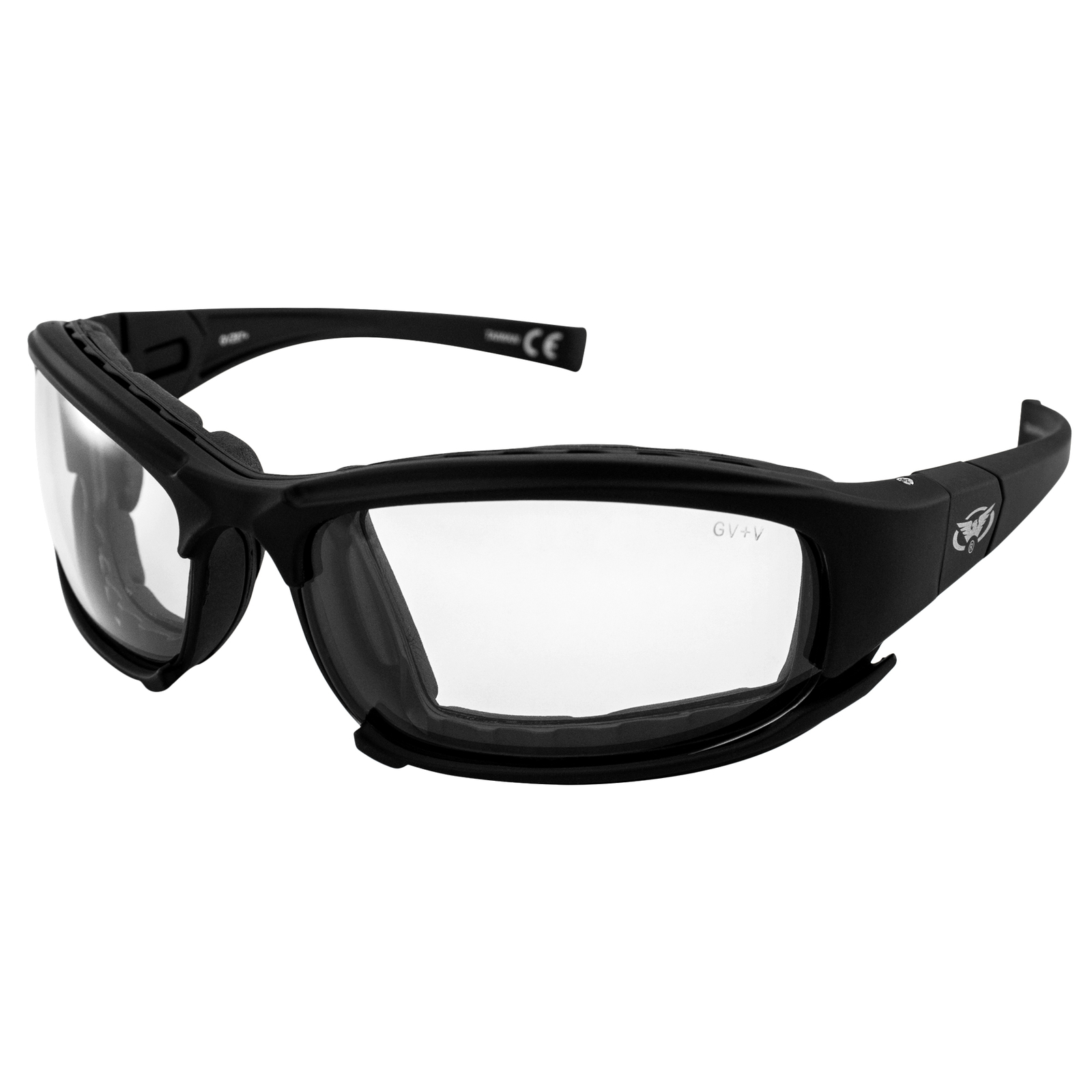 Global Vision Assault 24 Motorcycle Sunglasses Photochromic Clear to Smoke Lens
