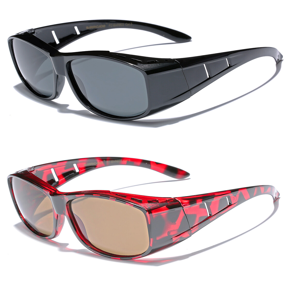 Medium POLARIZED Sunglasses FIT OVER Prescription RX Eye glasses for Men Women