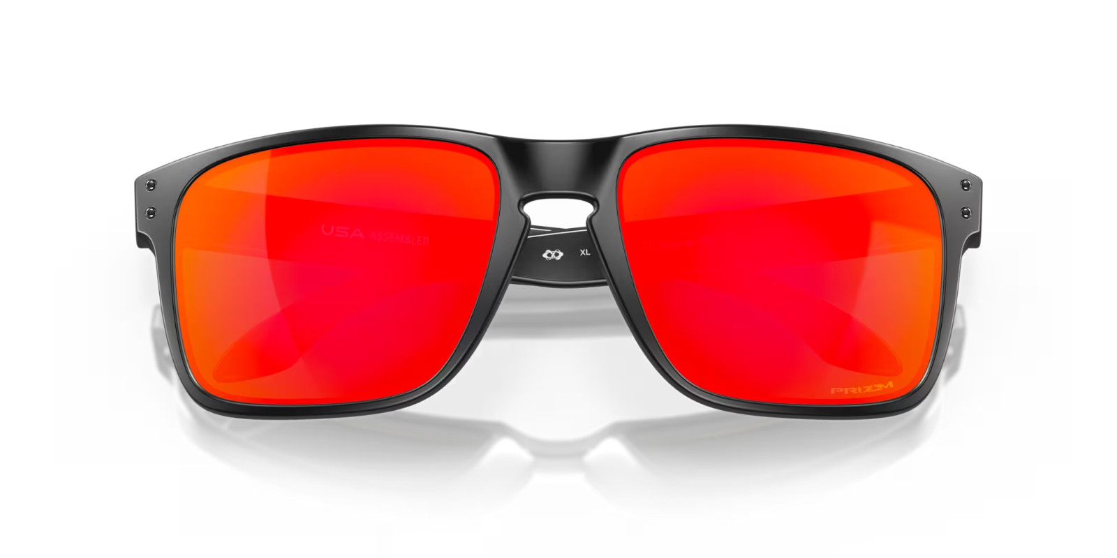 Oakley Sunglasses HOLBROOK XL OO9417-0459 Matte Black Frame / PRIZM Ruby Lens