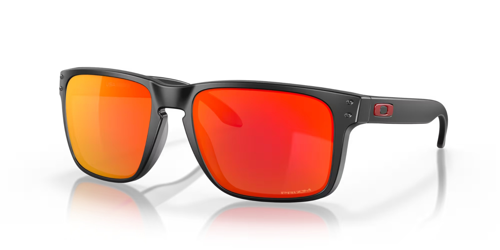 Oakley Sunglasses HOLBROOK XL OO9417-0459 Matte Black Frame / PRIZM Ruby Lens