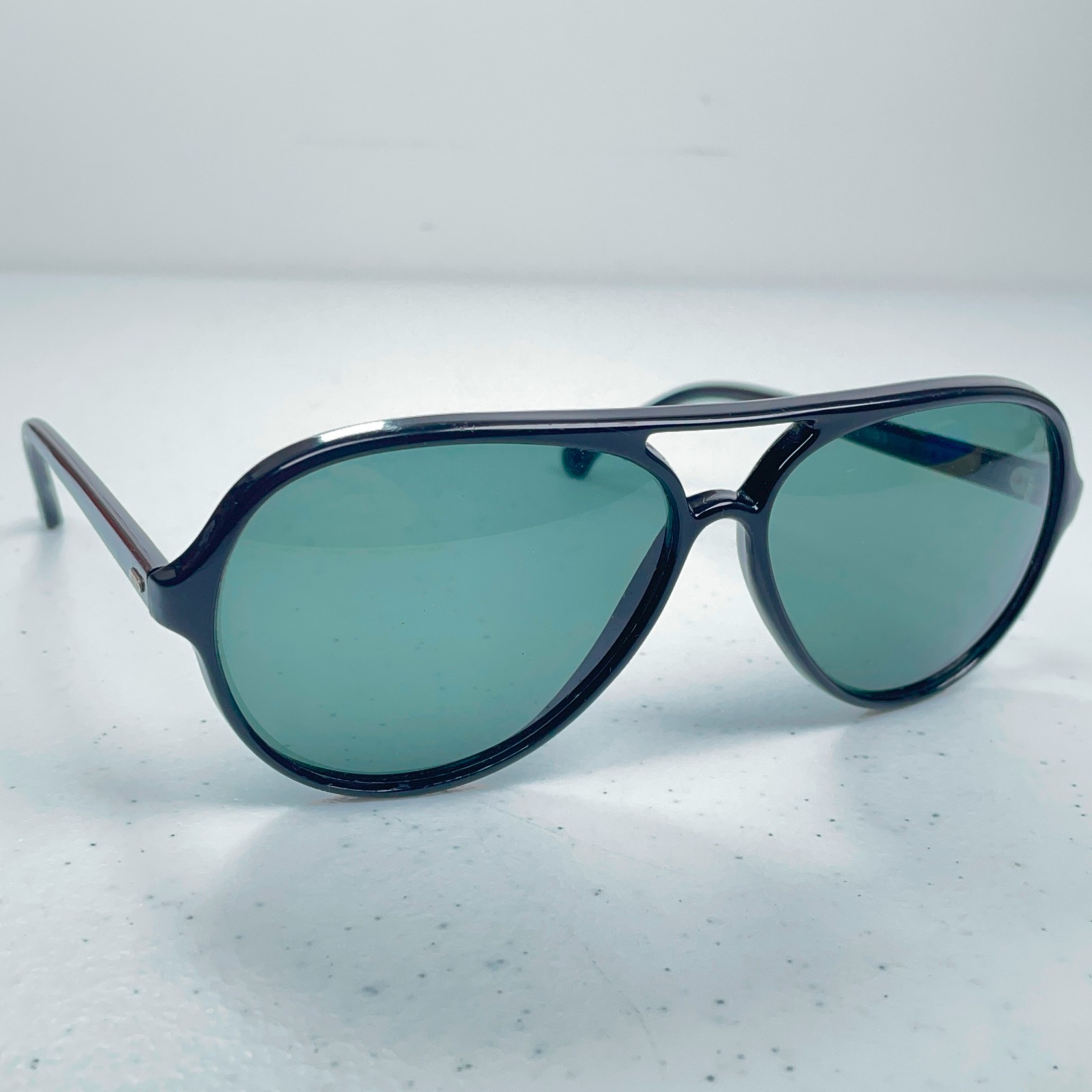 France Depose Sunglasses Vintage Nylon Ski Optics Black Square FRAMES ONLY 093