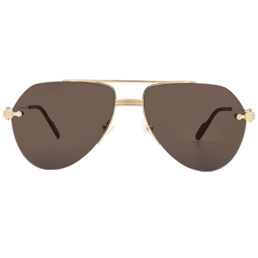 Cartier Premiere de Grey Multitreatment Pilot Men’s Sunglasses