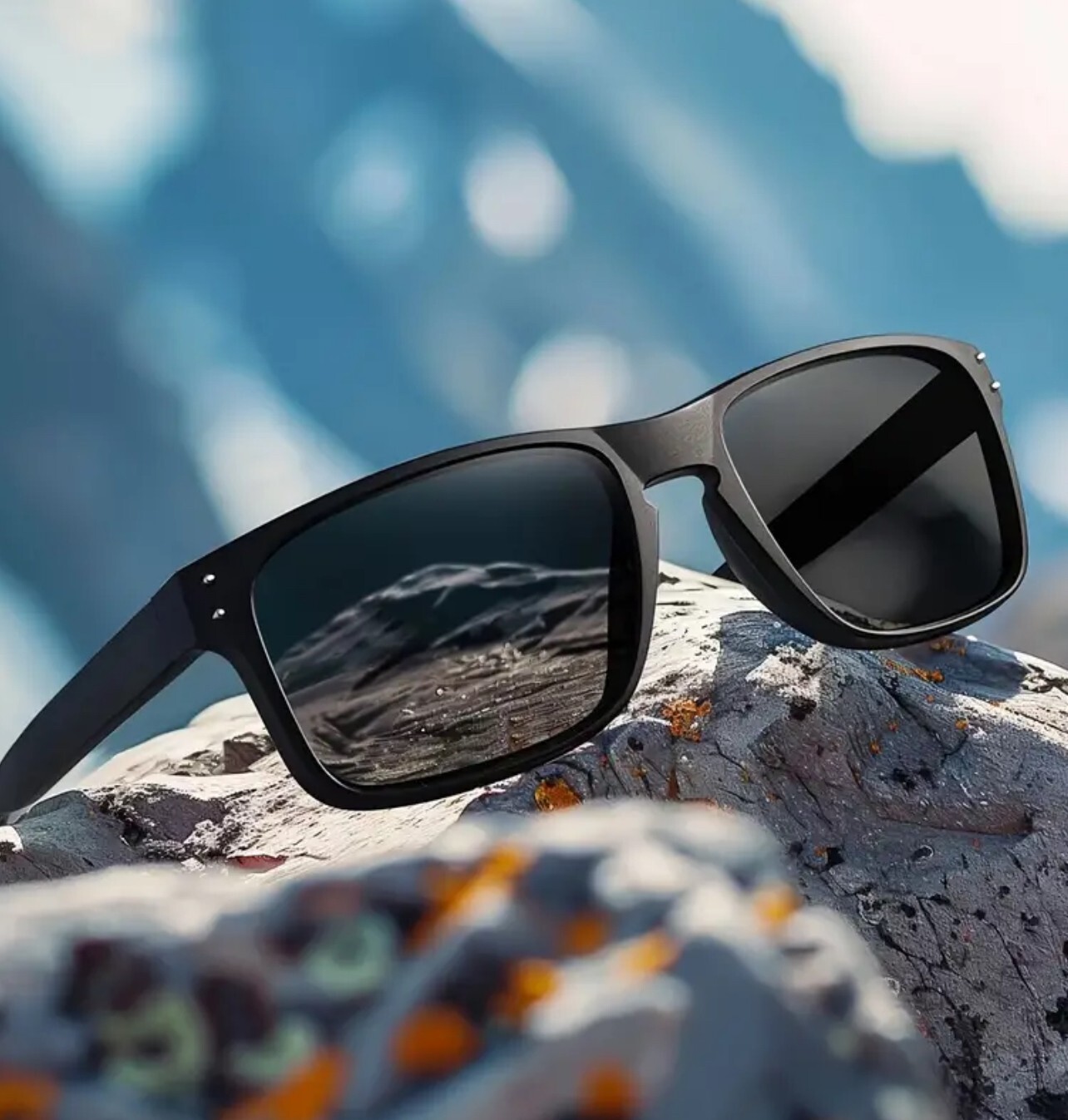 Square Sunglasses Polarized for Men Women Outdoor Sports Driving Glasses Fishing
