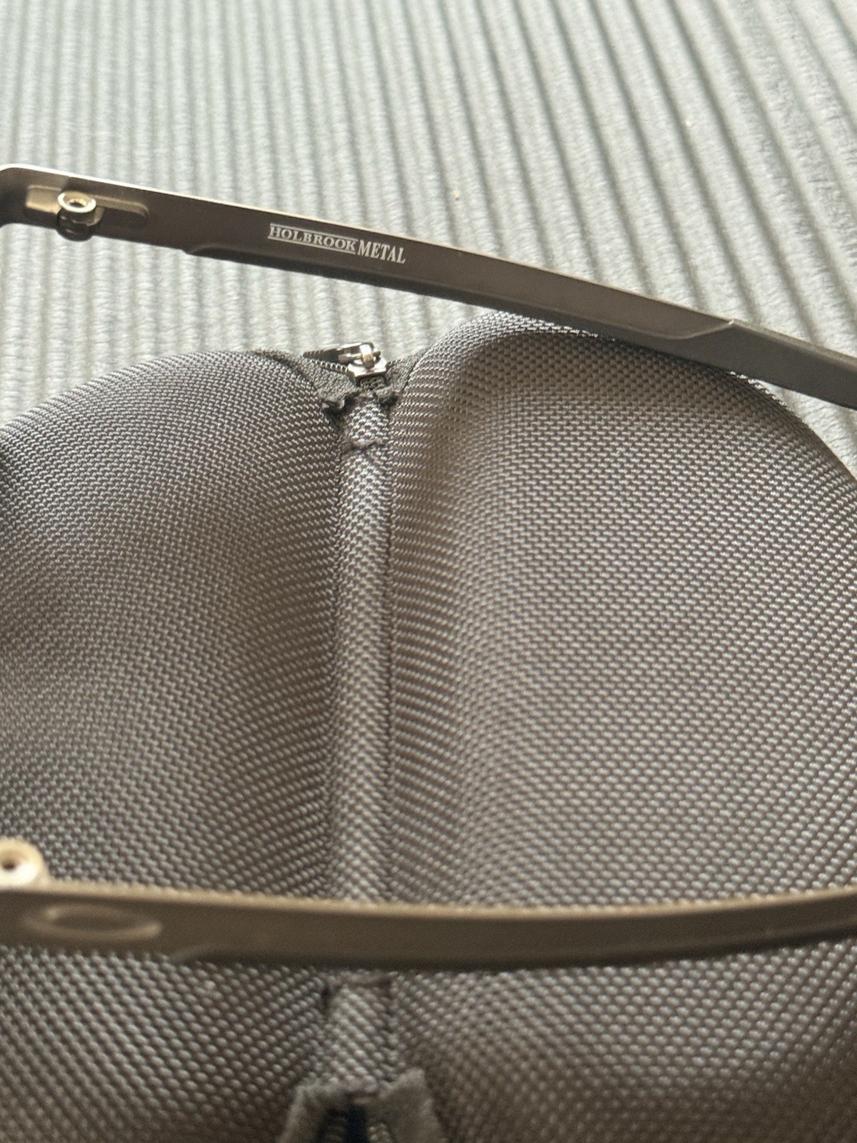 Oakley Holbrook Metal OO4123-0655 Prizm Polarized Matte Black Sunglasses + Case