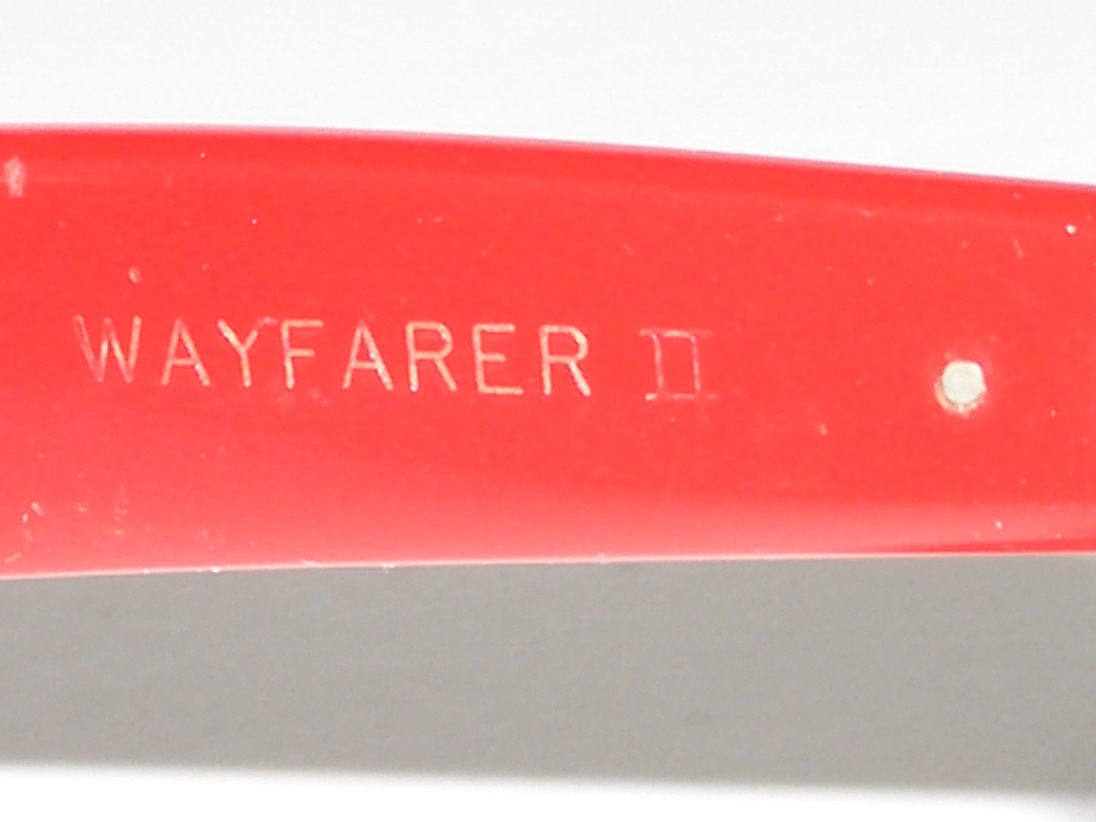VINTAGE B&L RAY-BAN MADE IN USA CRIMSON RED G15 WAYFARER II SUNGLASSES SUPERB!!!