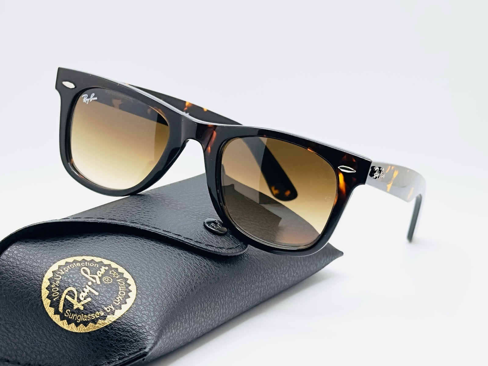 Ray-Ban RB2140 Original Wayfarer 50mm Classic Sunglasses – Brown Gradient Lens